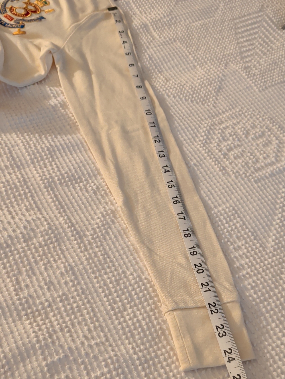 Ralph Lauren 1967 Bleeckers Cup Polo Shirt - Cream with Gold Embroidery - Picture 10 of 13